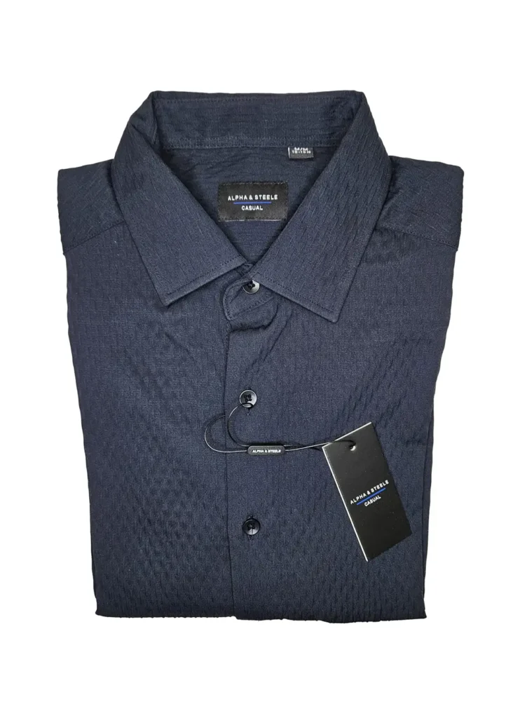 A&S Navy Blue Casual Shirt