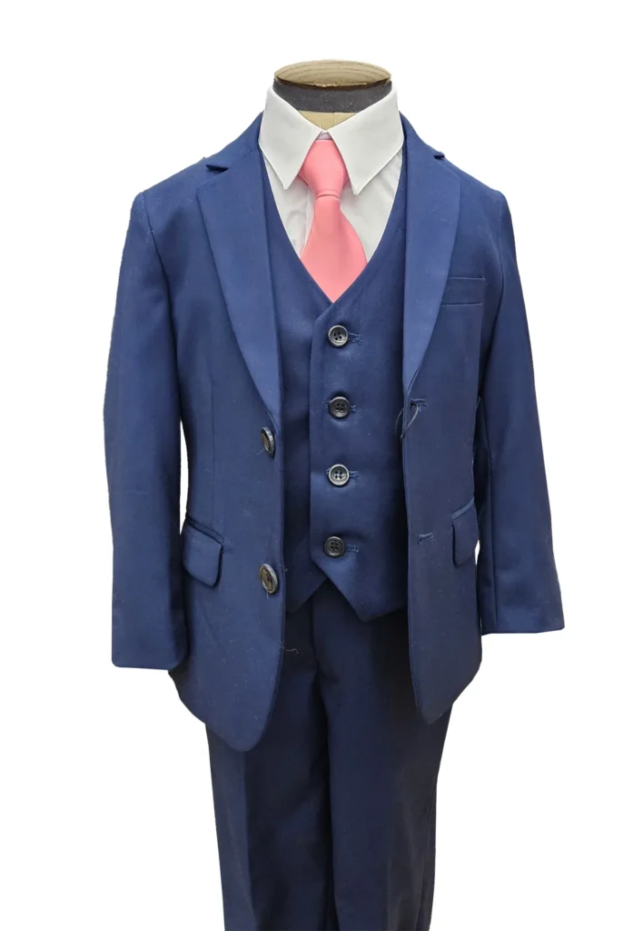 Kiddos 3 Pcs Navy Kids suit