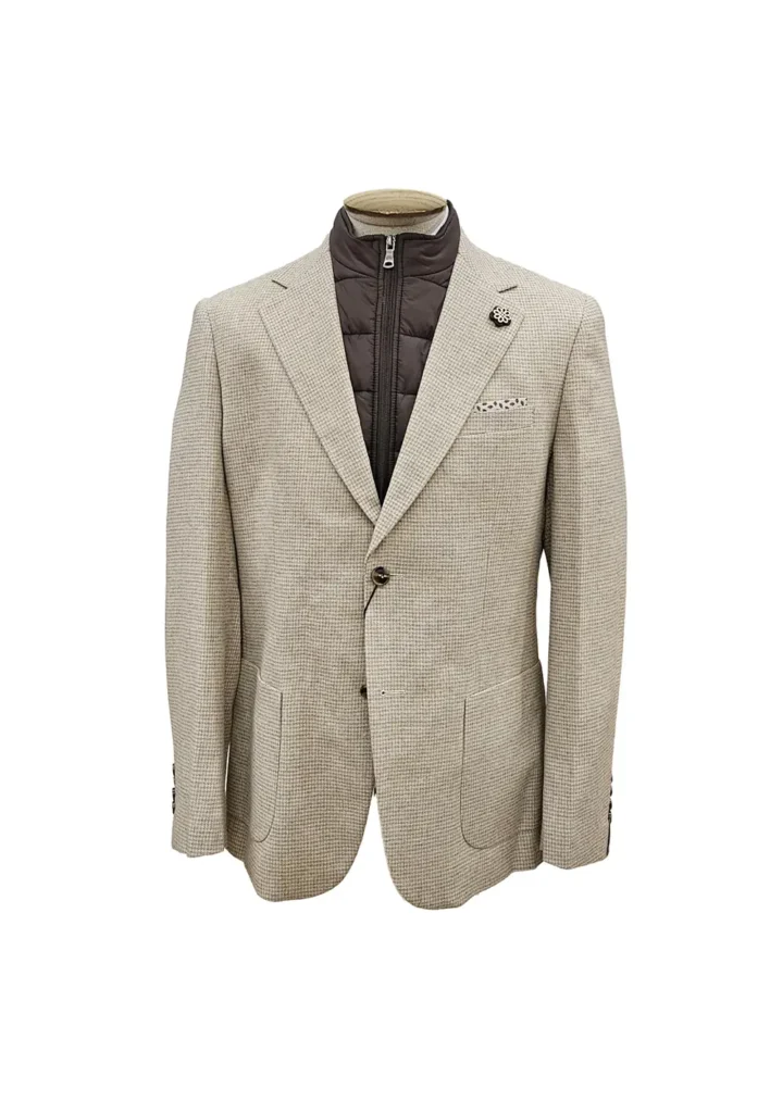 LH Frederico with removable bib Oatmeal